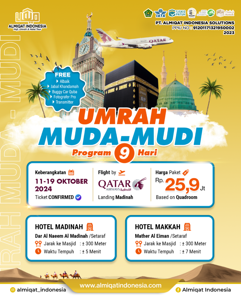 Umrah Muda Mudi Oktober 1
