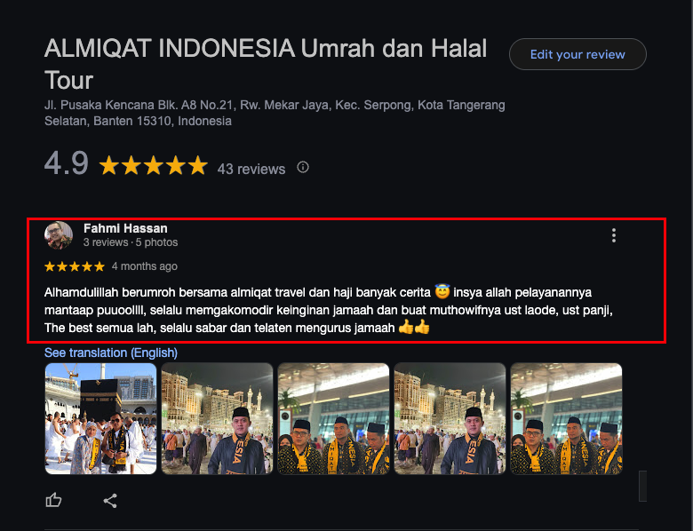 Testimoni Almiqat