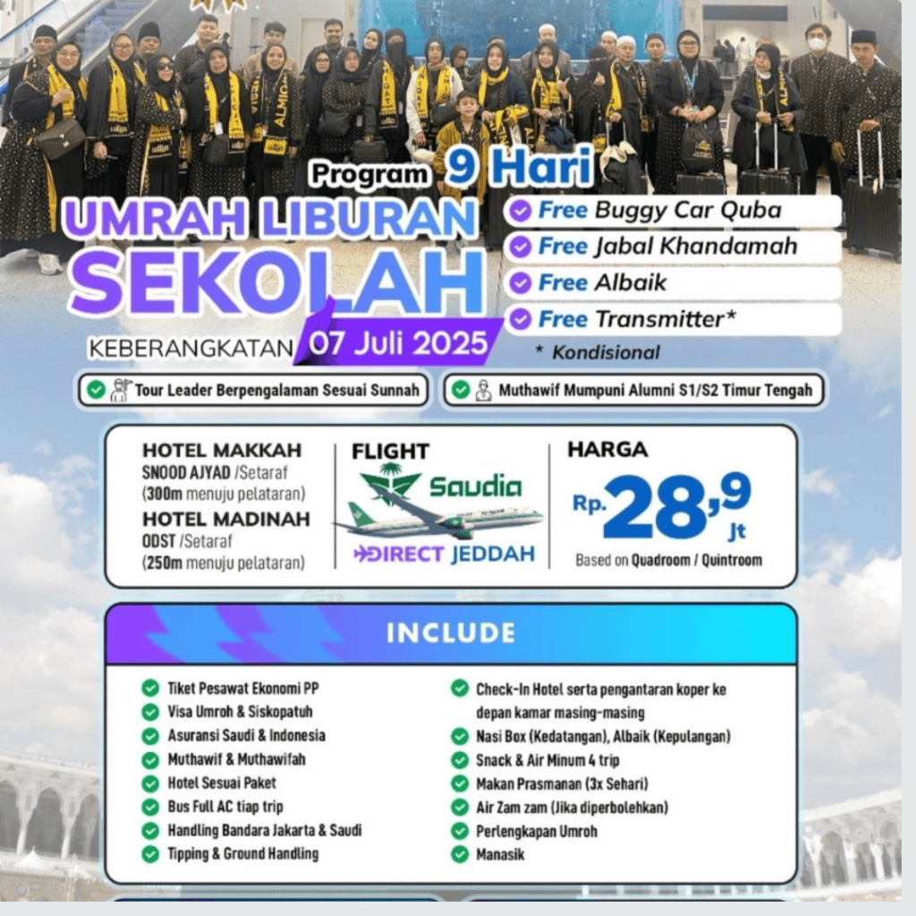 Umroh Liburan Sekolah